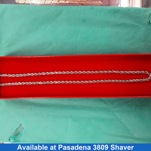 Rope Chain - White Gold 10k (.417) 9 grams 22 inch