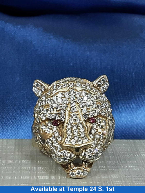 Men's Ring - Yellow Gold 10k (.417) 8.9 grams Size 10