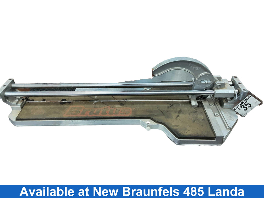 Brutus Tile Cutter Silver Various Scraper / Roller / Cutter