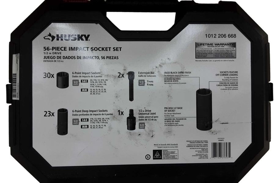 Husky 1012206668 Black Socket