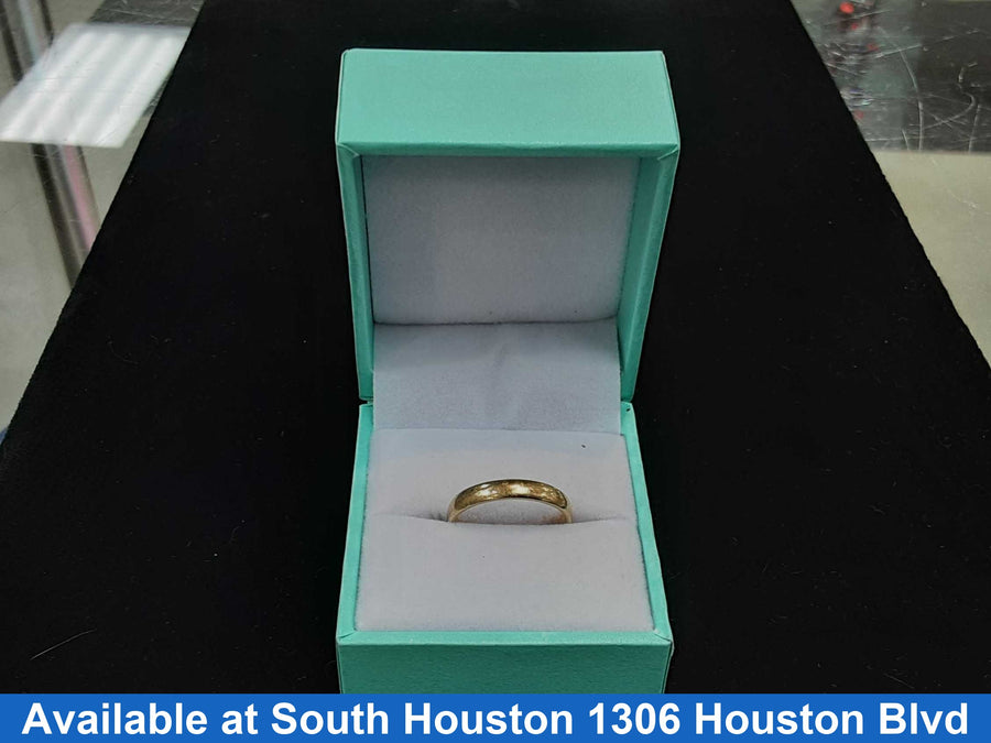 Ring - Wedding Band - Yellow Gold 14k (.585) 1.8 grams Size 6.5