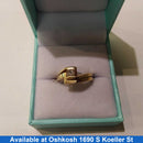 Women's Ring - Solitaire - Yellow Gold 14k (.585) 5.7 grams Size 5