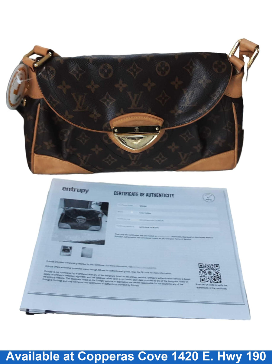 Louis Vuitton Monogram Canvas Beverly Brown Purse / Handbag