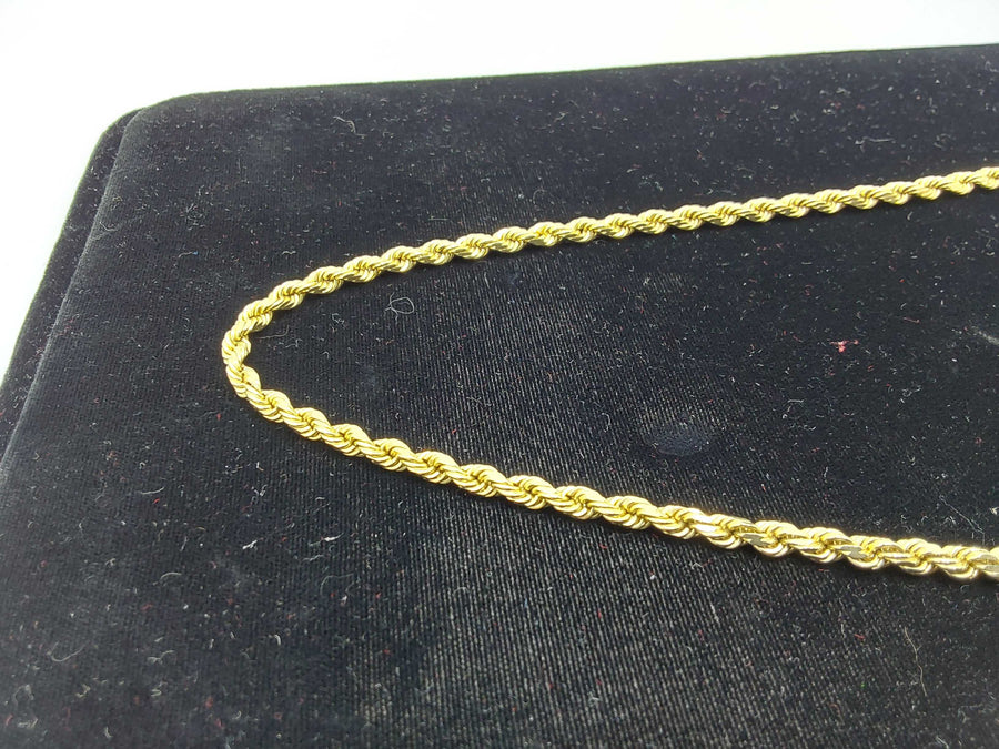 Rope Chain - Yellow Gold 10k (.417) 36.4 grams 23 inch