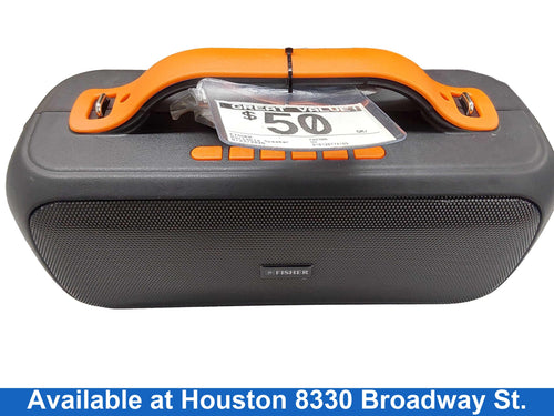 Fisher Fbx386 Black Portable Speaker