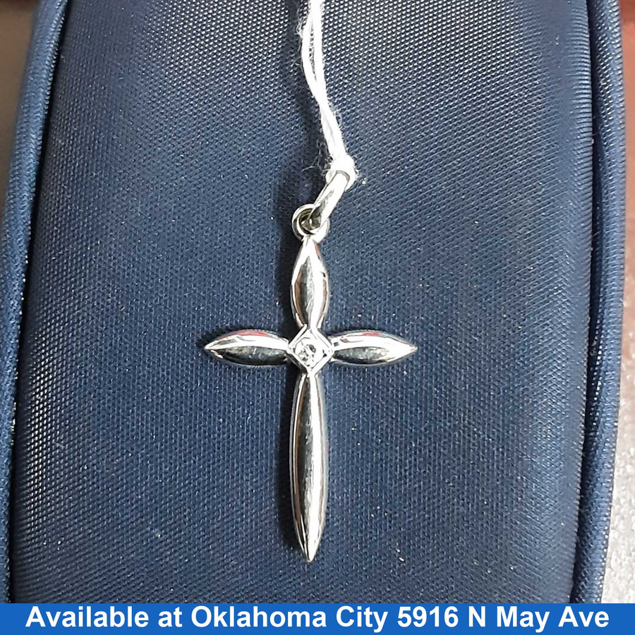 Religious Pendant - White Gold 14k (.585) 1.3 grams