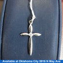 Religious Pendant - White Gold 14k (.585) 1.3 grams