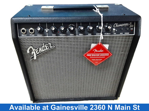 Fender Champion Ii 50 Black Guitar Amplifier