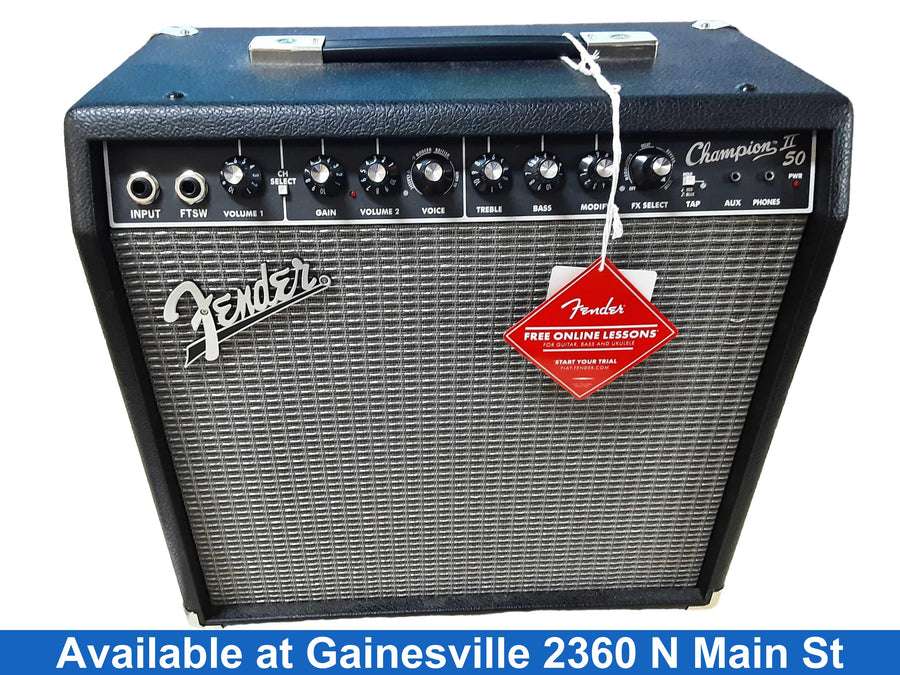 Fender Champion Ii 50 Black Guitar Amplifier
