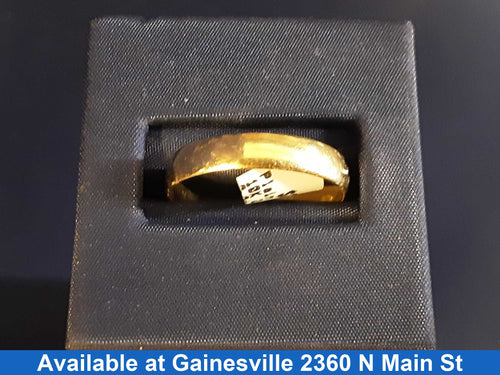 Ring - Wedding Band - Yellow Gold 10k (.417) 2.1 grams Size 11.5