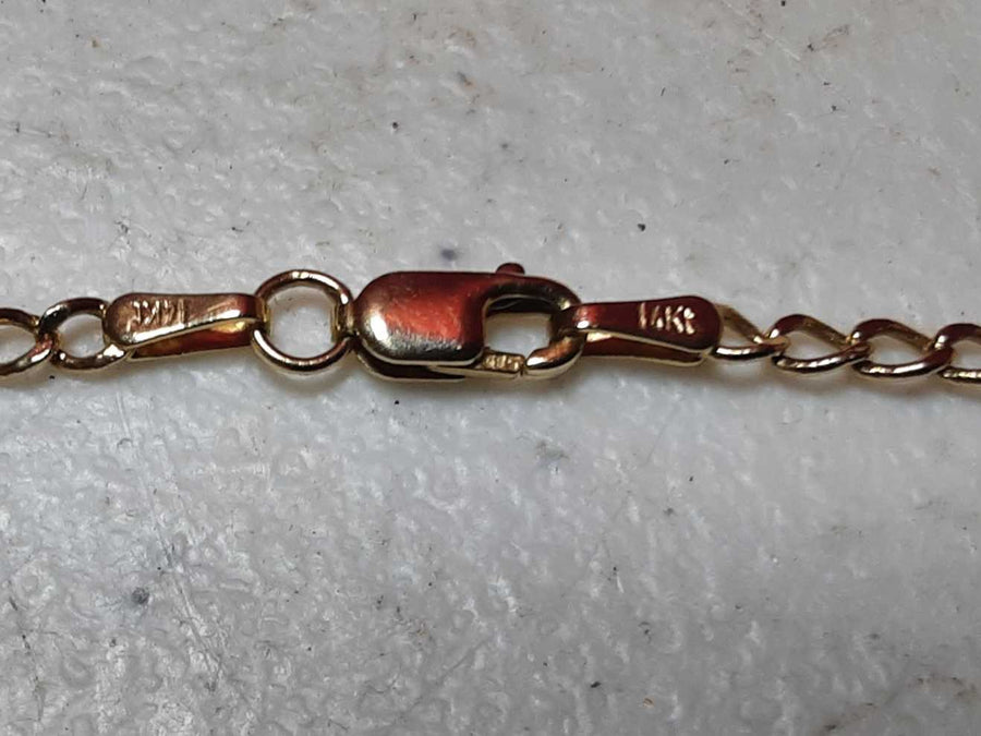 Chain - Yellow Gold 14k (.585) 5 grams 22 inch