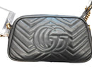 Gucci Gg Marmont Small Matelasse Black Purse / Handbag