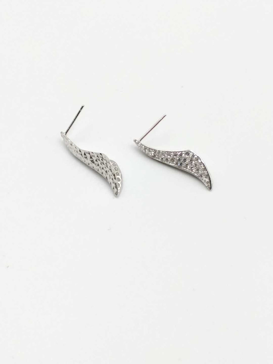 Earrings - White Gold 14k (.585) 3.4 grams