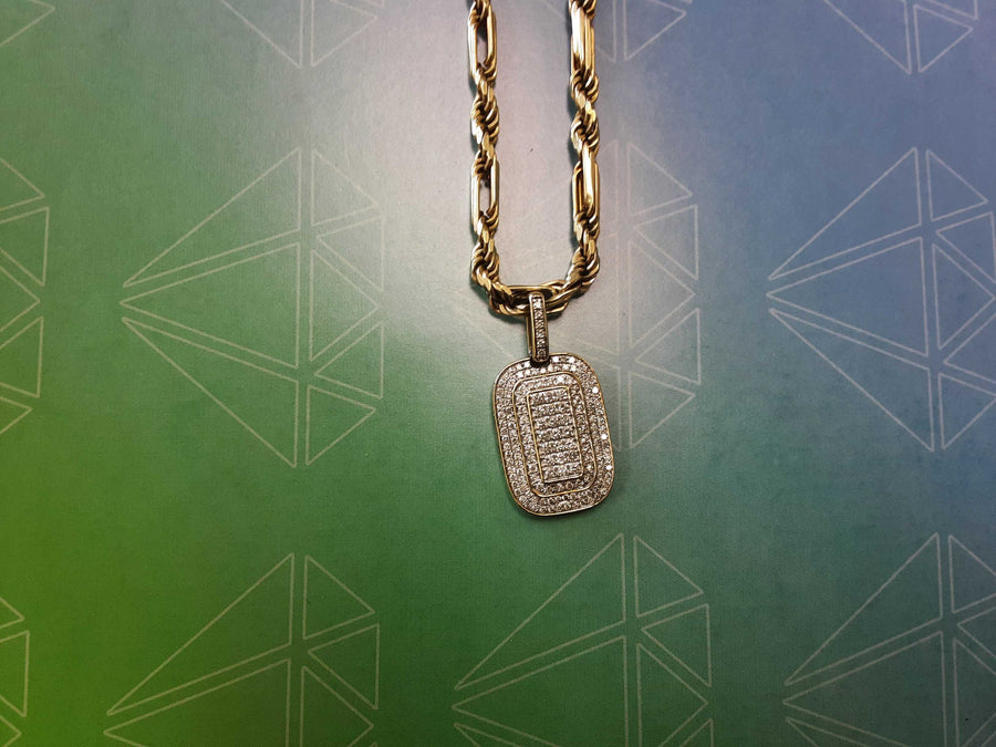 Chain - Yellow Gold 14k (.585) 34.2 grams 22 inch