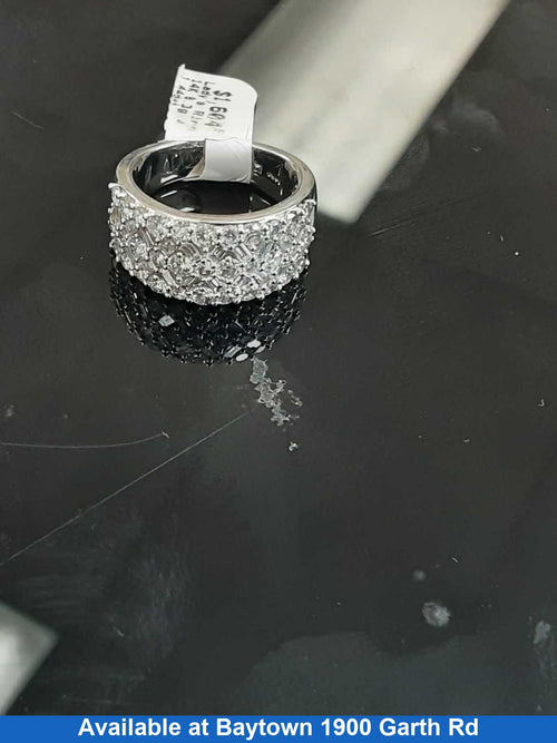 Women's Ring - White Gold 14k (.585) 8.3 grams Size 7.5