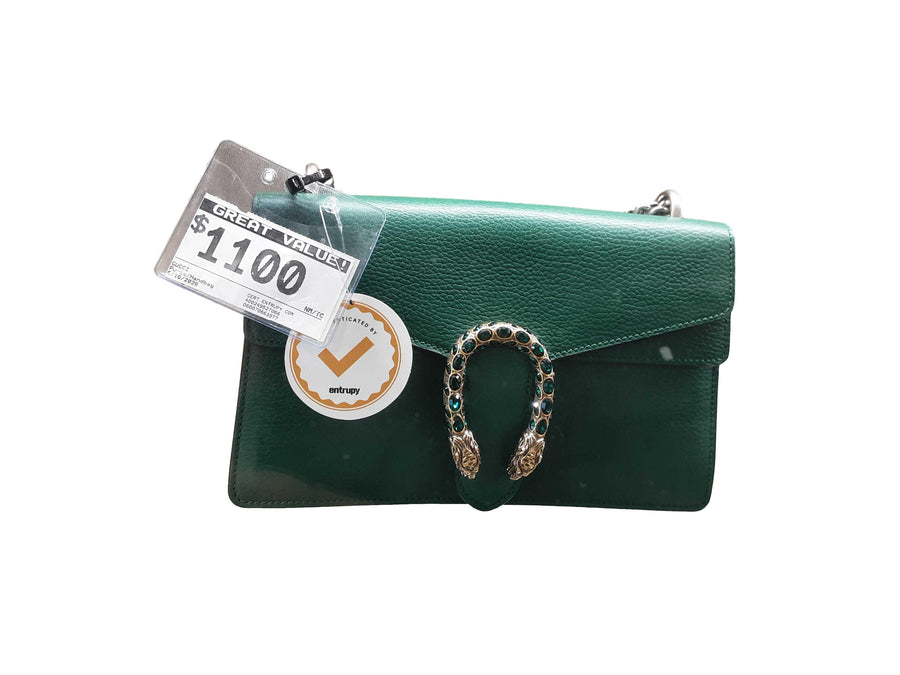 Gucci Cert.entrupy.com/2hr67b3 Green Purse / Handbag