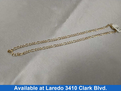 Figaro Chain - Yellow Gold 10k (.417) 15 grams 22 inch