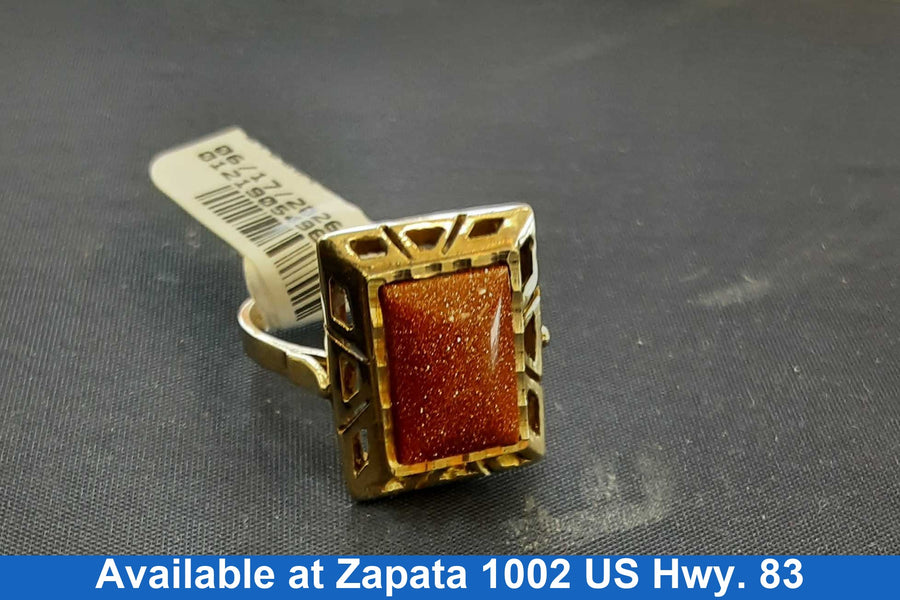Women's Ring - Yellow Gold 10k (.417) 3.2 grams Size 12