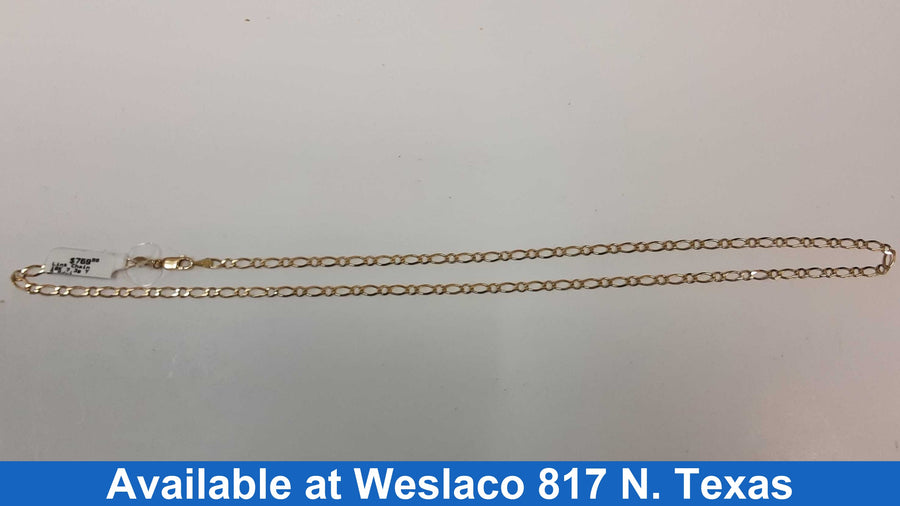 Link Chain - Yellow Gold 10k (.417) 7.3 grams 24 inch