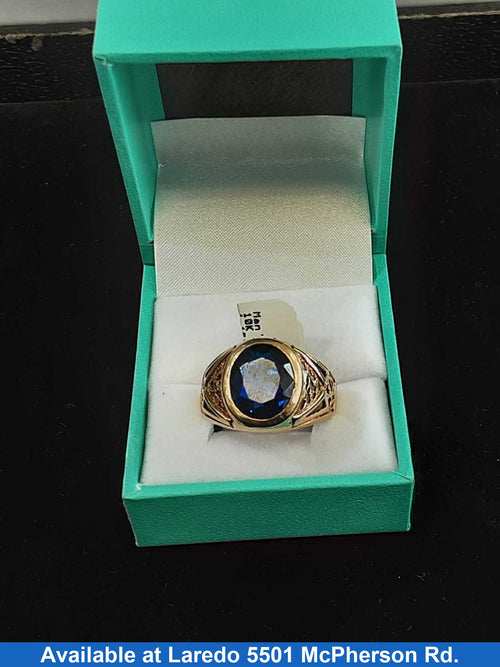 Men's Ring - Yellow Gold 10k (.417) 7.2 grams Size 9.5