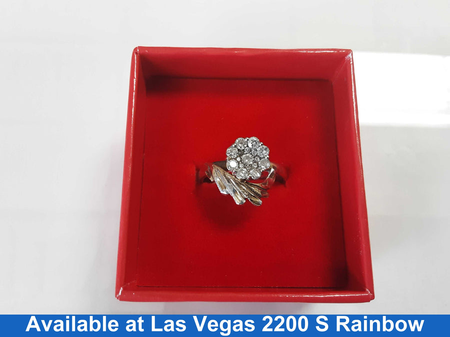 Women's Ring - Yellow Gold 10k (.417) 3.1 grams Size 20