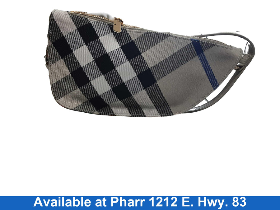 Burberry Mn Shield Sling Beige / Tan Purse / Handbag