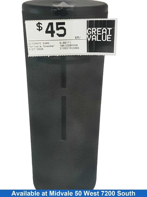 Ultimate Ears S-00171 Black Portable Speaker