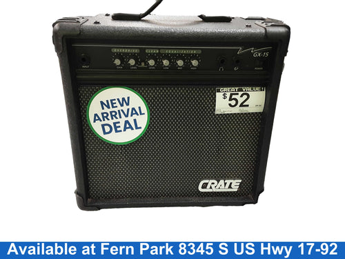 Crate Gx-15 Black Guitar Amplifier
