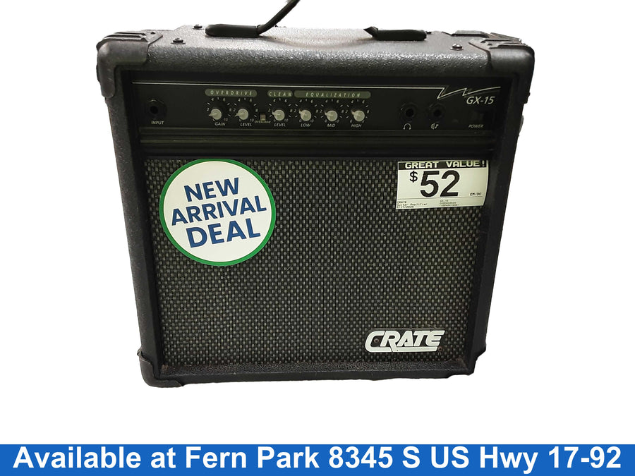 Crate Gx-15 Black Guitar Amplifier