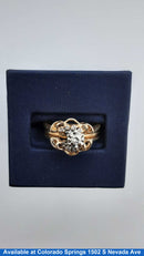 Women's Ring - Yellow Gold 14k (.585) 5.6 grams Size 8