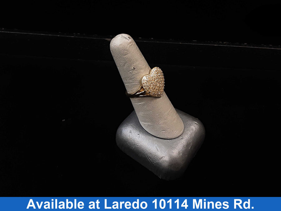 Women's Ring - Yellow Gold 10k (.417) 4 grams Size 10