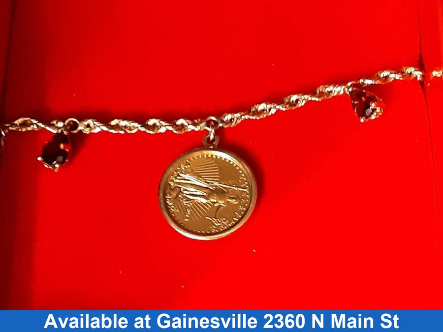 Rope Bracelet - Yellow Gold 14k (.585) 11.8 grams 8 inch