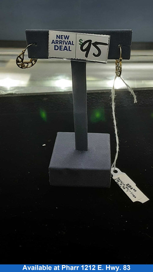Bangle Earrings - Yellow Gold 10k (.417) 0.9 grams