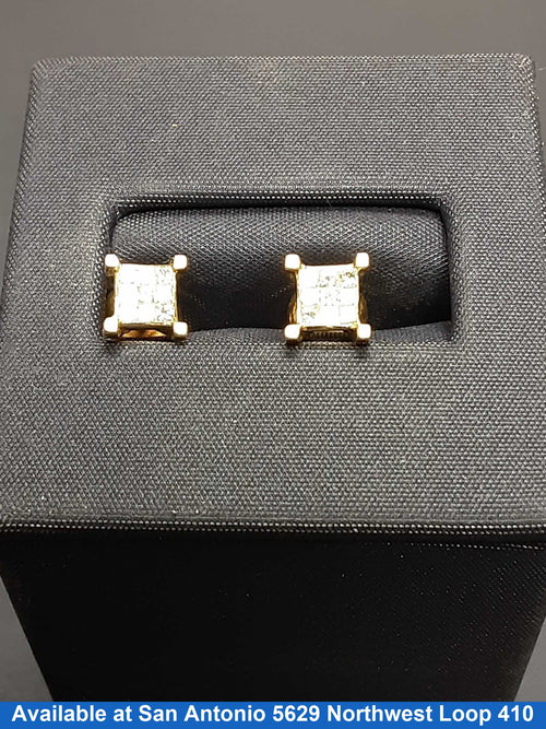 Earrings - Yellow Gold 14k (.585) 1.3 grams