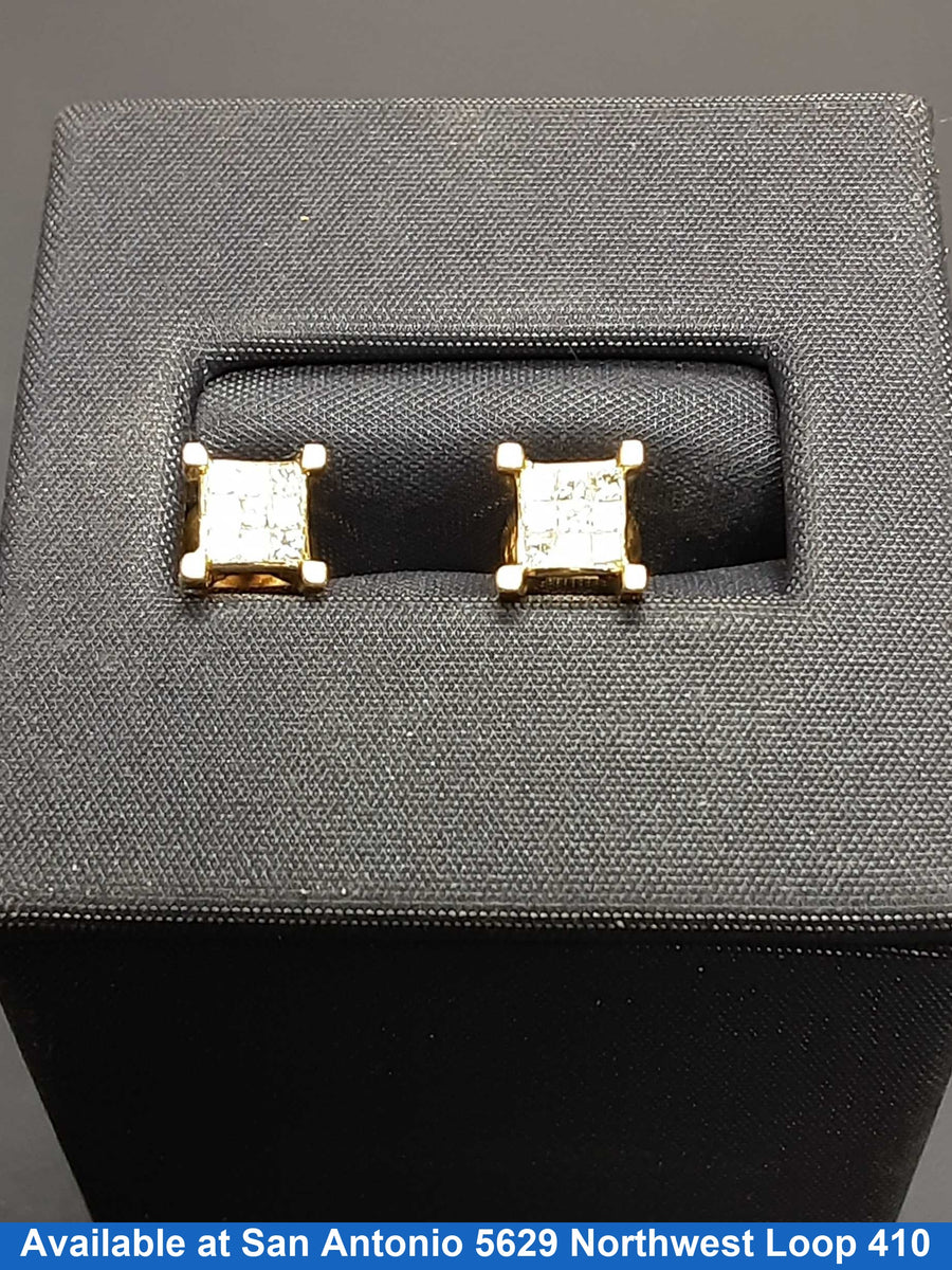 Earrings - Yellow Gold 14k (.585) 1.3 grams