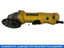 Dewalt Dwe402 Yellow Corded Grinder