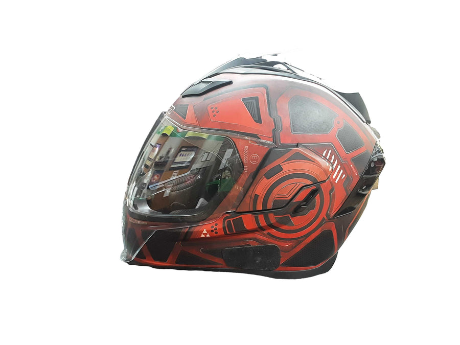 Icon Red Red Helmet