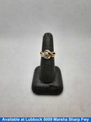 Ring - Engagement Set - Yellow Gold 10k (.417) 3.6 grams Size 20