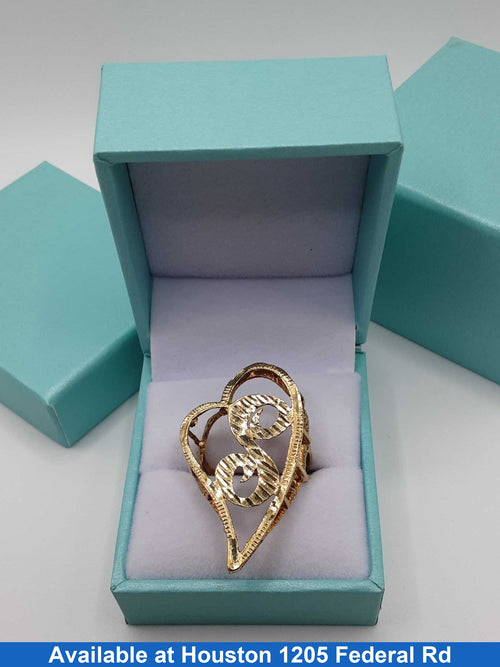 Women's Ring - Yellow Gold 10k (.417) 4.1 grams Size 6.5