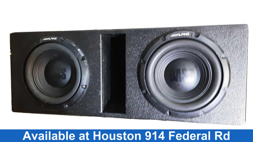Alpine Bass Black Car Sub-Woofer