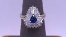 Women's Ring - White Gold 14k (.585) 8.4 grams Size 20