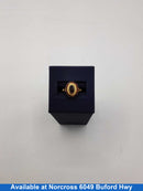 Women's Ring - Yellow Gold 18k (.750) 3.4 grams Size 20