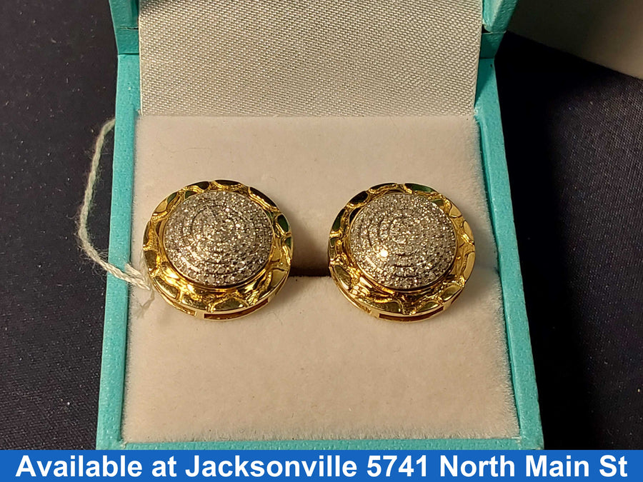 Earrings - Yellow Gold 10k (.417) 4.8 grams