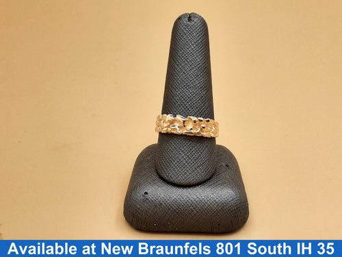 Men's Ring - Yellow Gold 10k (.417) 6 grams Size 10.5