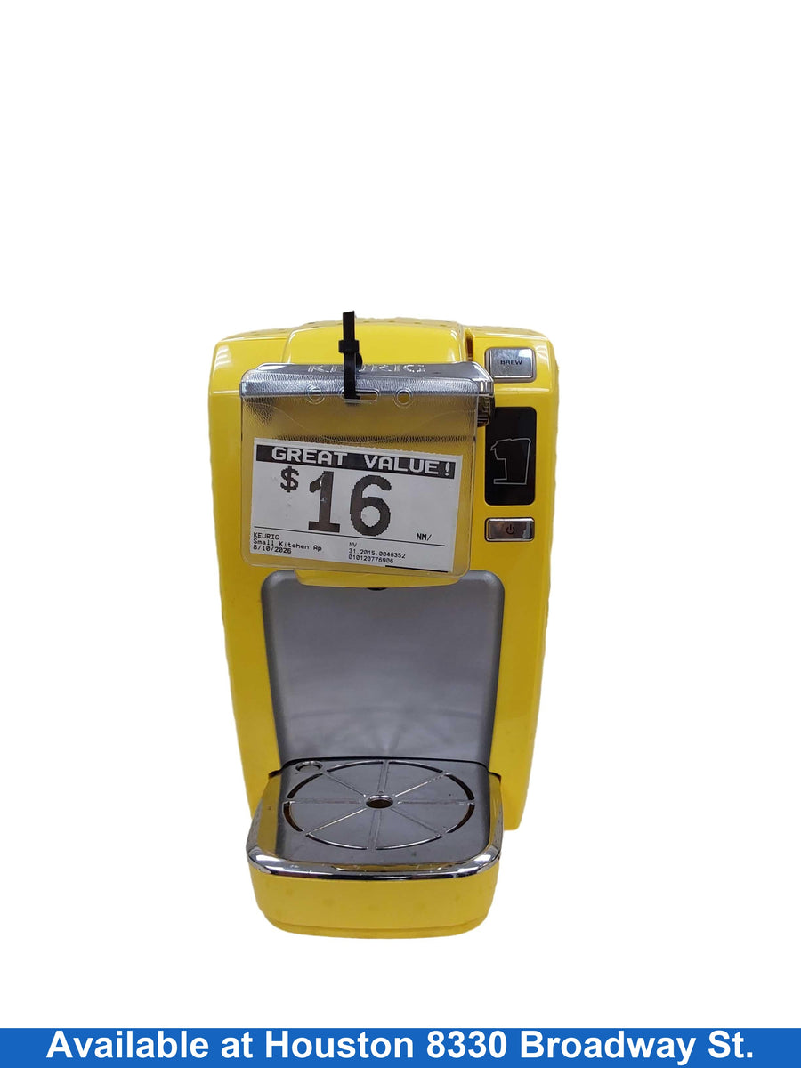 Keurig Yellow Small Kitchen Appliance