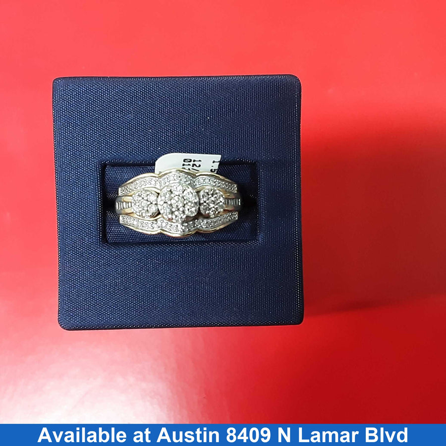 Women's Ring - Yellow Gold 10k (.417) 3.6 grams Size 8