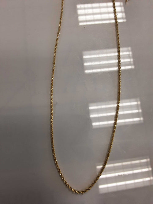 Rope Chain - Yellow Gold 18k (.750) 6.4 grams 16 inch