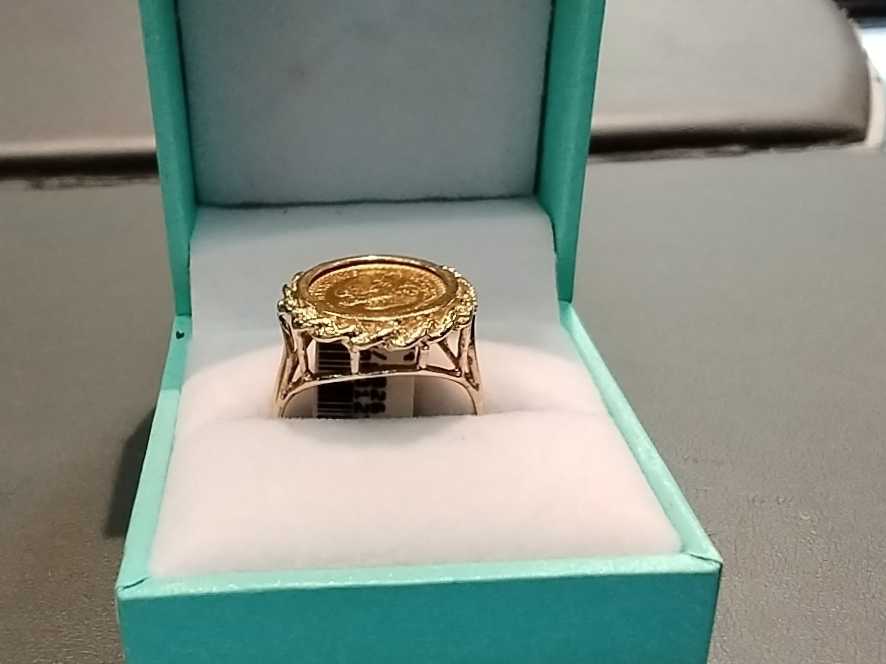 Women's Ring - Yellow Gold 14k (.585) 5.7 grams Size 20