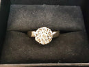 Women's Ring - Solitaire - White Gold 14k (.585) 5.1 grams Size 7.5