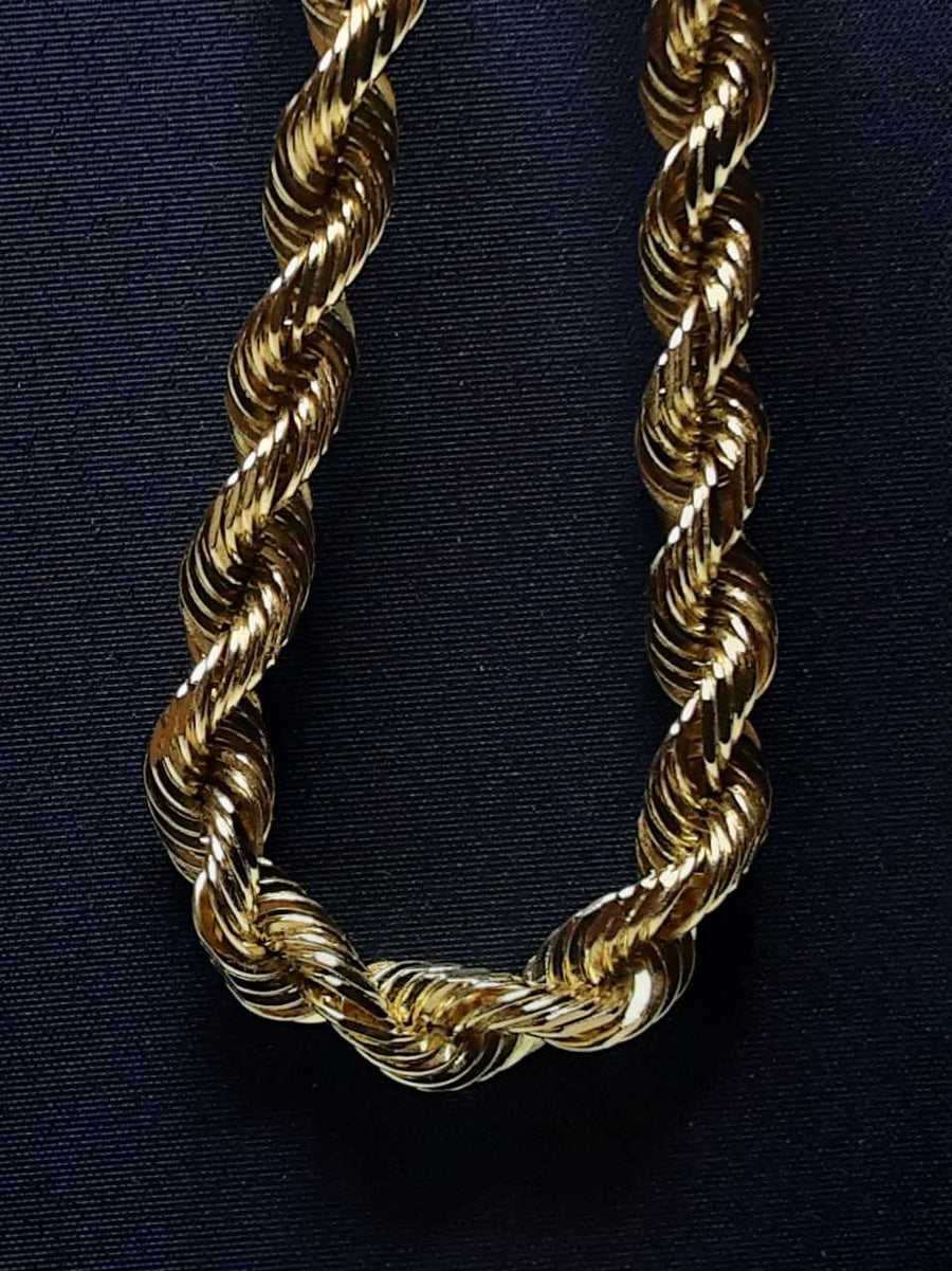 Rope Chain - Yellow Gold 10k (.417) 59.6 grams 26 inch